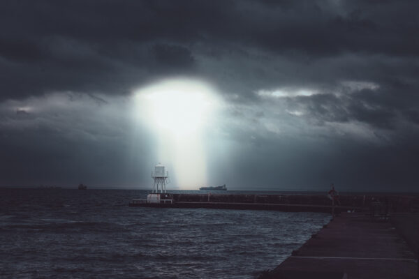 Image - Råå Harbor, A Beam of Light - 6000x4000